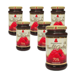 Mousse aux framboises sans gluten (70% de fruits) BIO 225 g