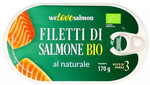 Zalmfilet in natuurlijke marinade BIO 170g/100g