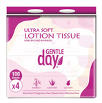 Bamboe doekjes met aloë vera en glycerine (4 x 100 stuks) 400 stuks – Gentle Day