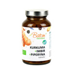 Curcuma + gingembre + pipérine complément alimentaire bio 240 comprimés 120 g - BATOM