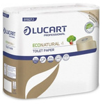 Ökologisches Toilettenpapier EcoNatural, 100% Zellulose, 2-lagig, 4 Rollen, 400 Blatt – EcoNatural
