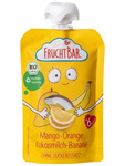 Fruitpuree mango, sinaasappel, kokosmelk, banaan biologisch 100 g – Fruchtbar