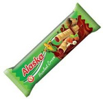 Glutenvrije maïsrolletjes met pindacrèmevulling 18 g – Alaska