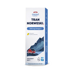 Noorse Kabeljauwleverolie Omega-3 (1000 mg) met citroensmaak voedingssupplement 500 ml – Osavi