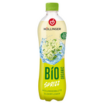 Bubbeldrank met vlierbloesemsmaak 30% minder suiker bio 500 ml - Hollinger