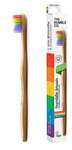 Kinderzahnbürste, Bambus vegan ultra weich Rainbow 14,5 cm – The Humble