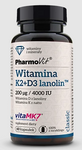 Vitamine K2 + D3 glutenvrij voedingssupplement 60 capsules – Pharmovit