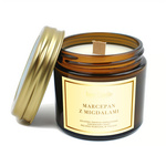 Soja-Duftkerze mit Holzdocht Marzipan mit Mandeln 120 ml - Your Candle