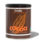 Bio Fair Trade glutenfreies Criollo Kakaopulver 250 g