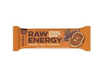 RAW ENERGY reep sinaasappel-cacaoboon, glutenvrij 50 g