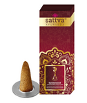 Indiase sandelhout wierookkegels (10 stuks) 20 g - Sattva