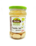 Glutenvrije gekookte jasbonen bio 300 g (175 g) (pot) - Farma Świętokrzyska