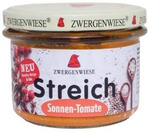 Biologische glutenvrije zonnebloempasta met zongedroogde tomaten 180 g – Zwergenwiese