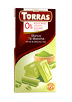 Weiße Schokolade mit Matcha, zuckerfrei 75 g – Torras