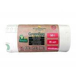 Afvalzakken voor biologisch afval en restafval (composteerbaar en biologisch afbreekbaar) Greenbag 35 l 15 stuks – Froggy
