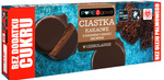 Biscuits cacaotés fourrés d'une crème saveur brownie enrobés de chocolat noir sans sucres ajoutés 128 g – Pure&Good