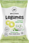 Croustillants à la crème de pois verts et à l'oignon, sans gluten bio 35g - McLloyds