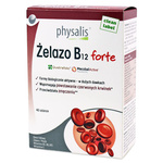 IJzer + vit. B12 forte voedingssupplement 45 tabletten – Physalis